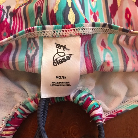 Halter Ikat Swim tankini top - Picture 2 of 2